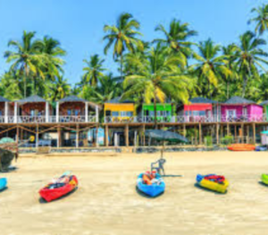 Explore Palolem Beach with our Goa sightseeing taxi service for a serene beach escape